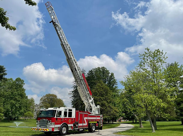 Fayetteville Fire and EMS apparatus staged outside the department